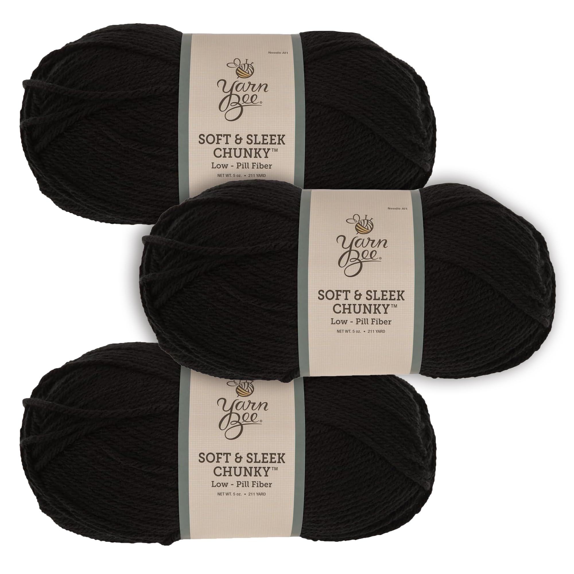 Amazon.com: Yarn Bee Bulky Soft Yarn - Acrylic - 211 Yards for